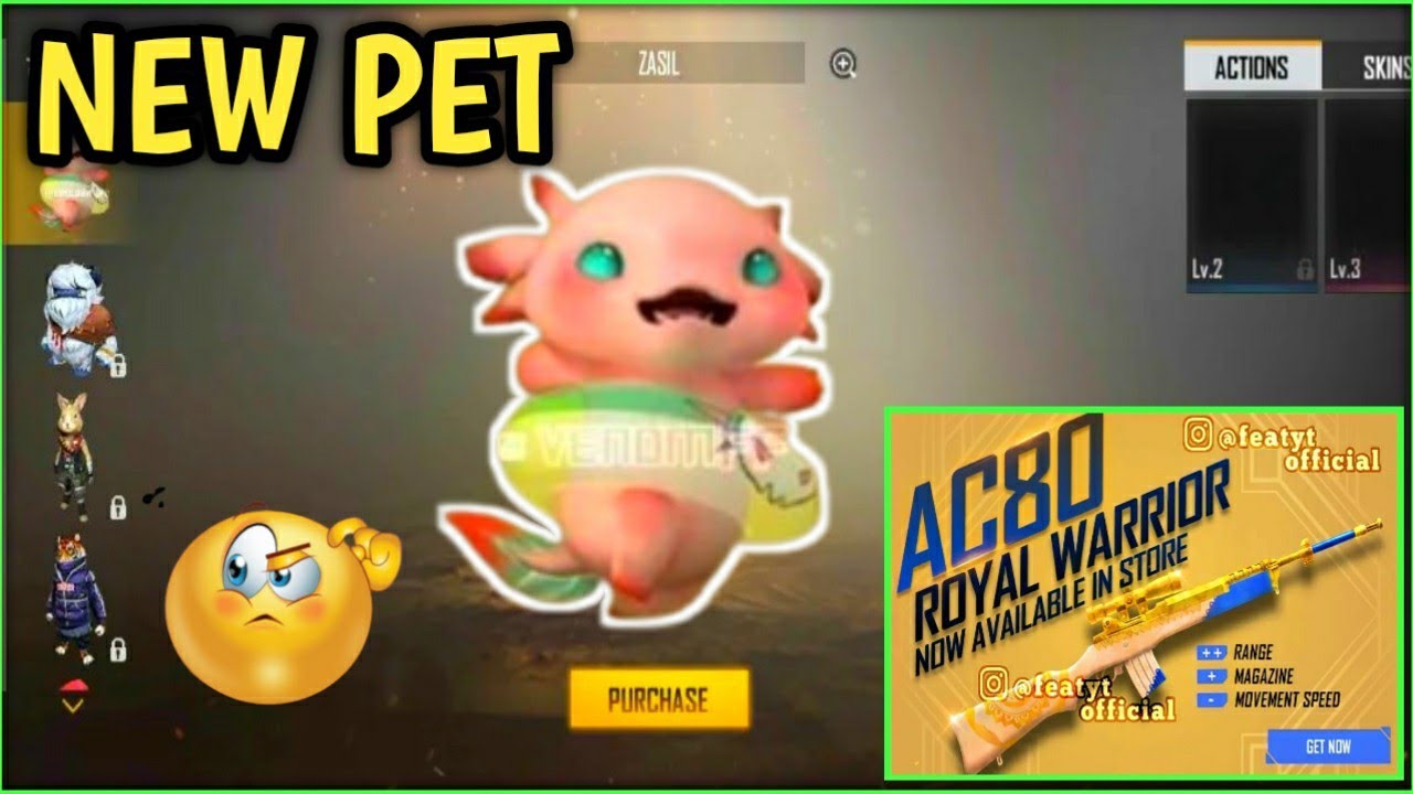 NEW PET FLASH ABILITY TEST IN FREE FIRE | NEW PET SKILL TEST - GARENA FREE FIRE