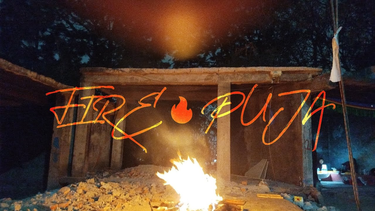 The Tsoklay Rinchen Tringwa 🔥 Fire Puja performed at Jamon Dhara Cemetery .-2 