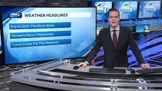 WATCH: Cooler start to the week