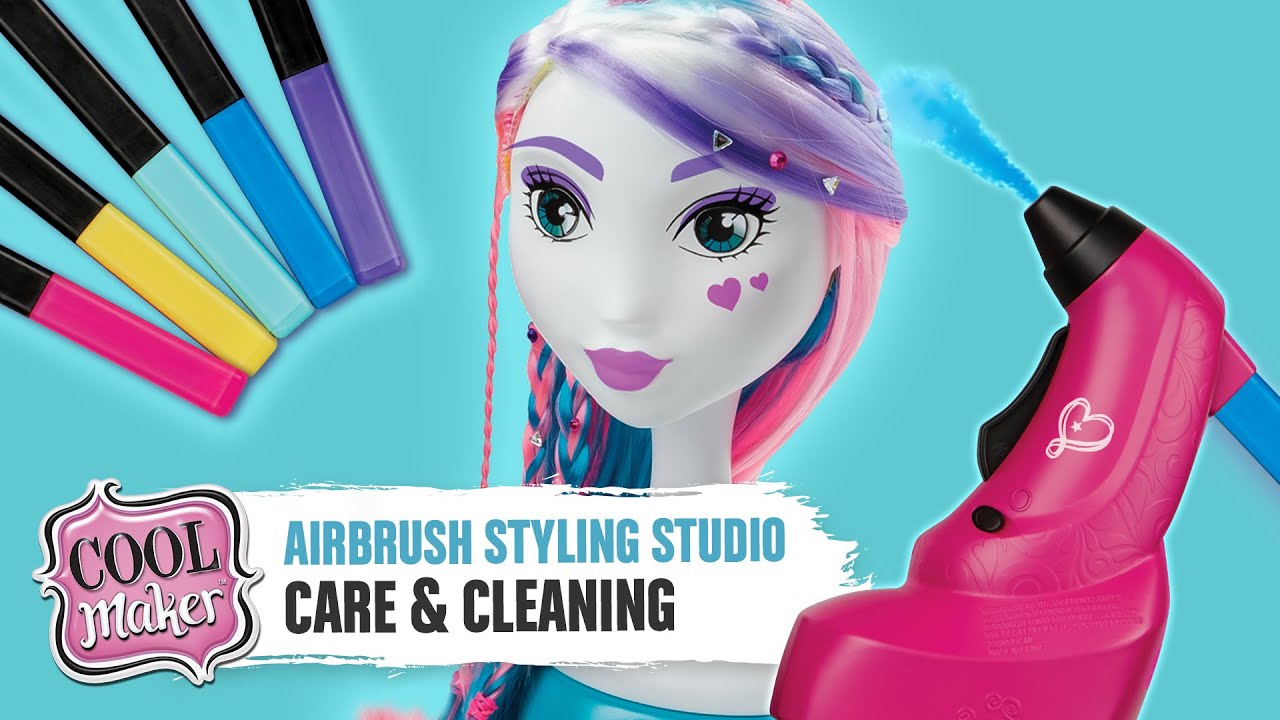Cool Maker Airbrush Styling Studio Care & Cleaning YouTube