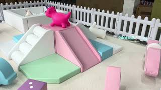 Pastel Soft Play Set with Slide, Ball Pit & Rockers | Indoor Playground Kit by Globalltoy screenshot 5