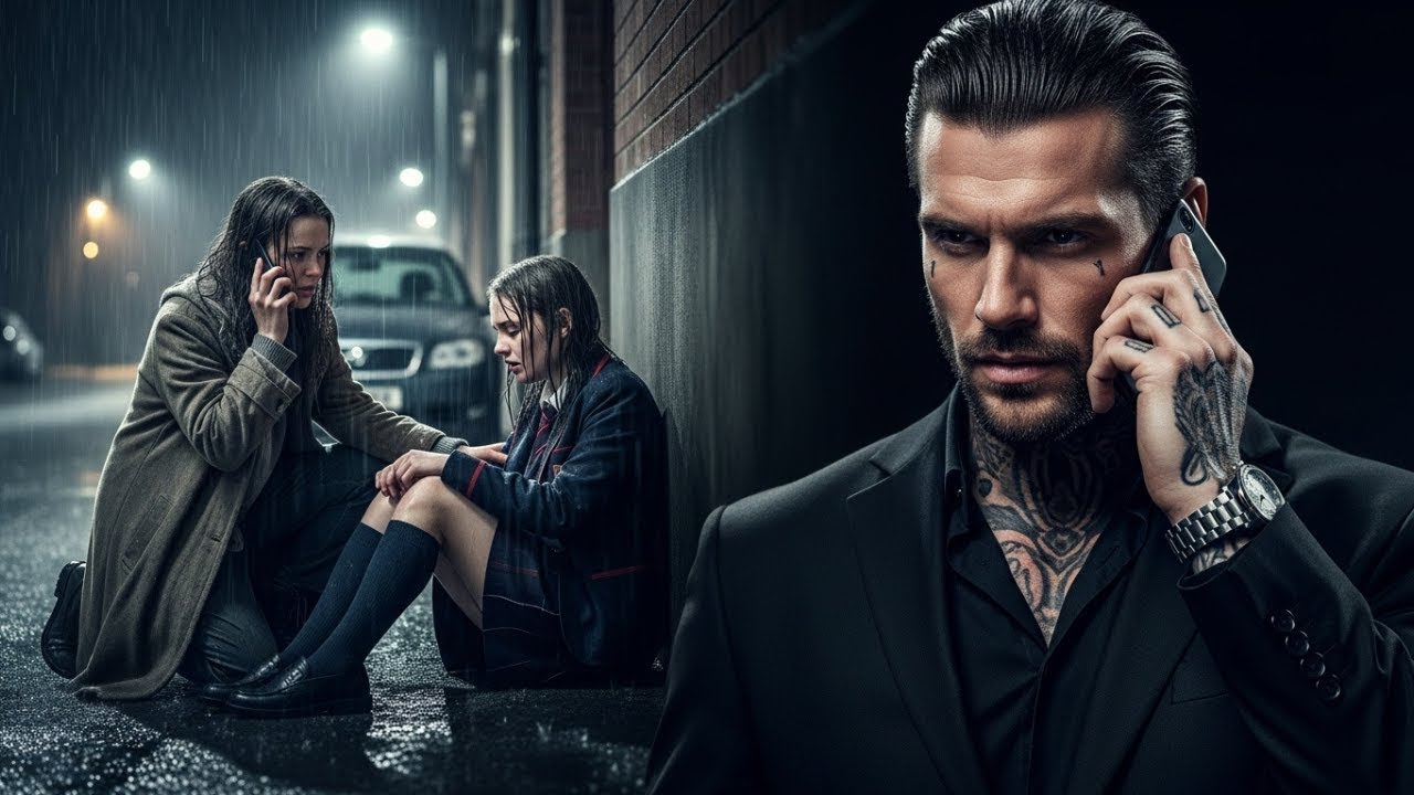 Ein Armen Mädchen Ruft Den Mafia-Boss: Seine Tochter Zitert Im Regen Und Kann Nicht Sprechen