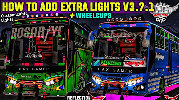 Bussid V3.7.1 Jetbus Extra Lights  & Full Modified | How To Add / download | Bus Simulator Indonesia