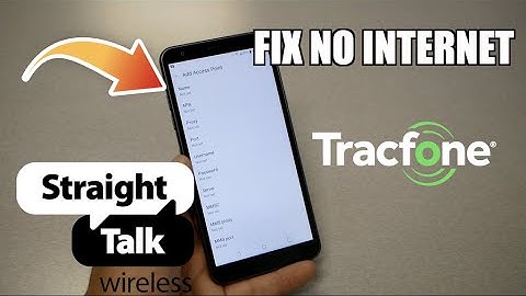 Fix no internet APN Settings  for Tracfone, Straight talk, Net10 on AT&T