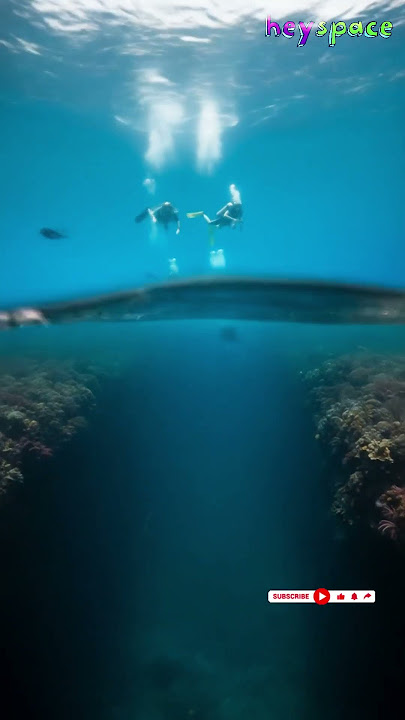 An actual river flowing under the sea 🌊🌊 #shorts