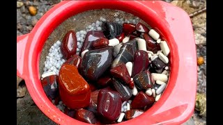 Tutorial Rock Tumbling Self Collected Jasper