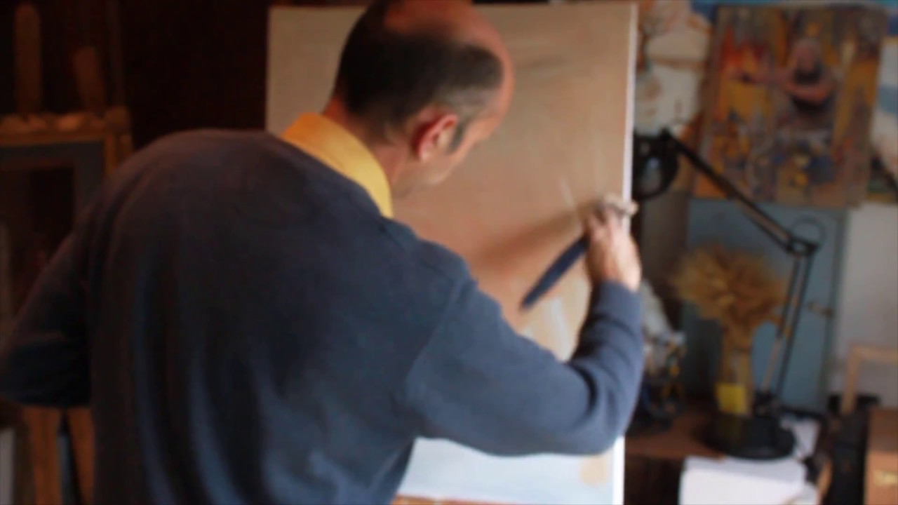 Comment Recycler Une Toile De Peinture Deja Peinte Bien Preparer Le Support Youtube