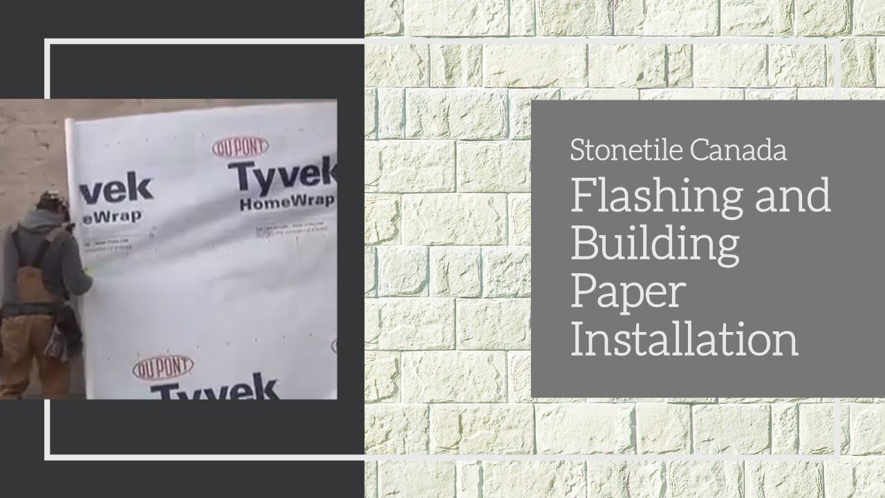 DIY RENOVATION Flashing and Building Paper YouTube