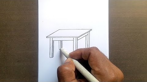 Easy Table Drawing Tutorial – Simple Step by Step for Beginners