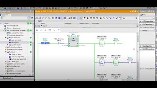 PLC Programming in TIA V18 Controlling 3 Motors with TP Timer Using a Single P Button.PART 1 /2025..