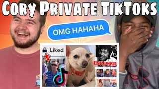 CoryxKenshin 'EXPOSING MYSELF - My PRIVATE TikToks... #'1 REACTION