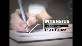 Tallers intensius d'estiu a Escriptorium 2022