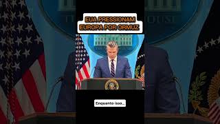 EUA cobram liderança europeia sobre Irã #geopolitica #guerra #militar #ultimasnoticias