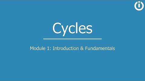 Cycles | Part 1: Introduction and Fundamentals