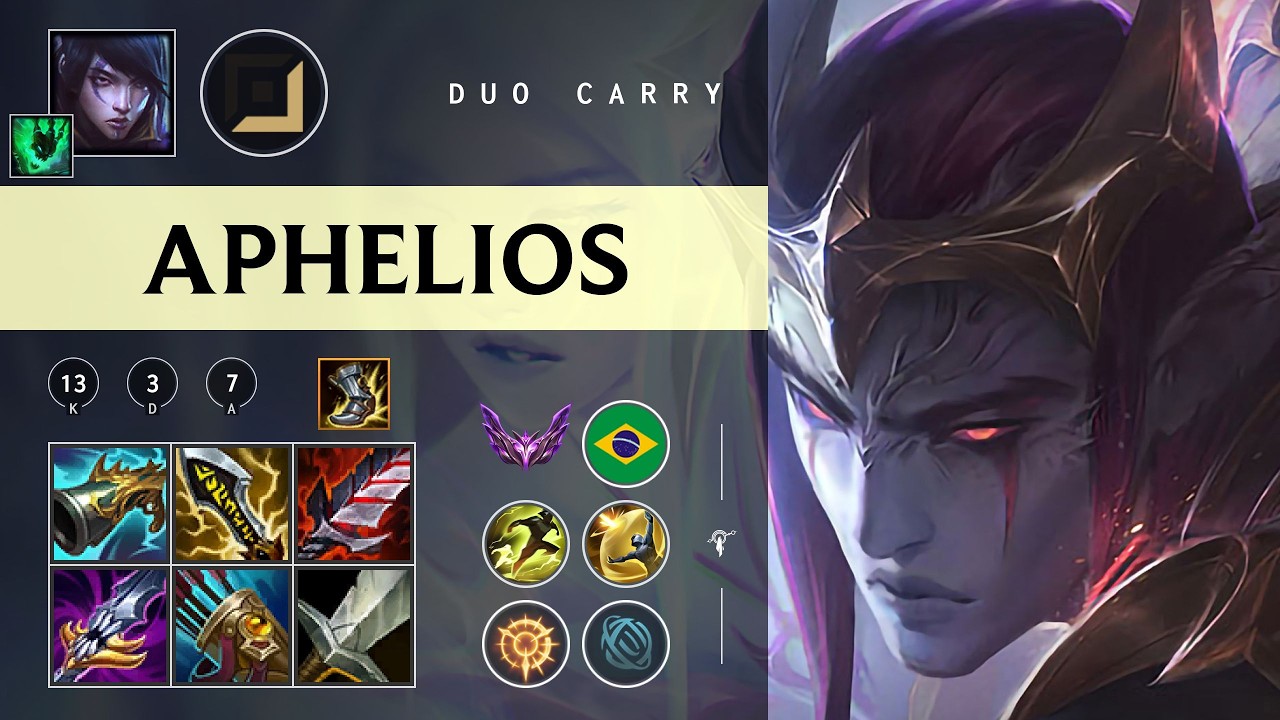 Aphelios ADC vs Veigar - BR Master Patch 26.04