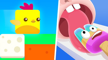 LEVEL UP RUNNER Stacky Bird x  Popsicle Stack - 1⭐Max Level Gameplay Walkthrough Moblie