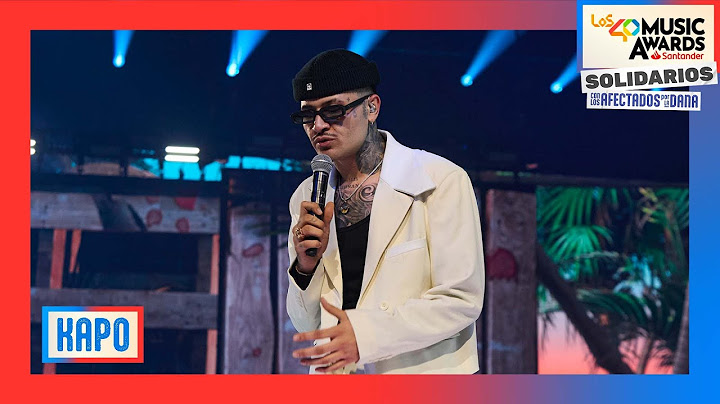 KAPO - Uwaie | En directo en LOS40 Music Awards Santander 2024