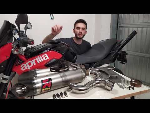 Montaggio Akrapovic Aprilia Shiver [En Sub]