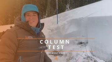 Fremont Pass Extended Column Test