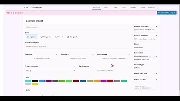How to Archive and Unarchive a Project in Starbrix