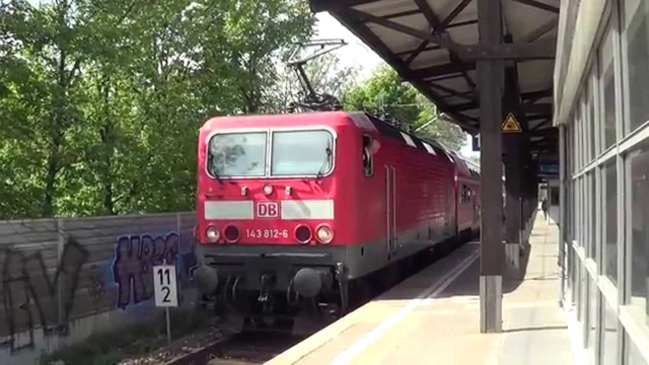 DB - Abfahrt Br 143 mit RE1 "Baumblütenexpress" [HD 1080p]