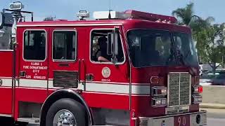LAFD (resevre) Truck 90 Responding