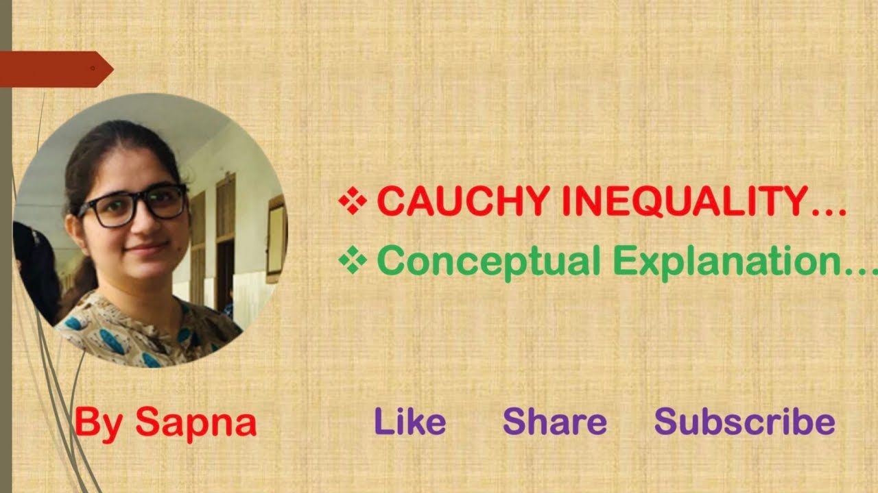Cauchy Inequality, Normed Linear Space | by Sapna | 