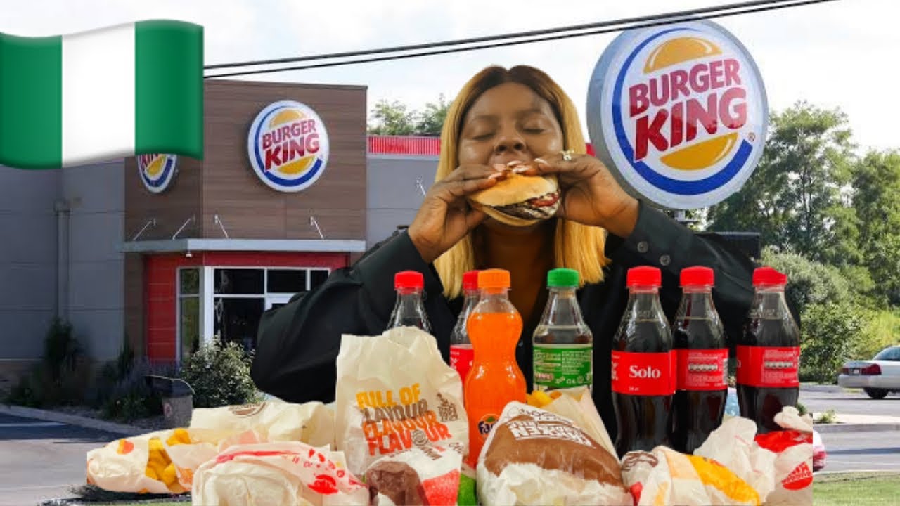 MUKBANG TRYING OUT 8 ITEMS FROM BURGER KING LAGOS burgerking 