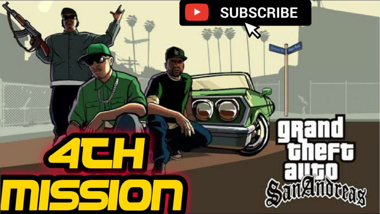 #4th Mission || GTA San Andreas on mobile - YouTube