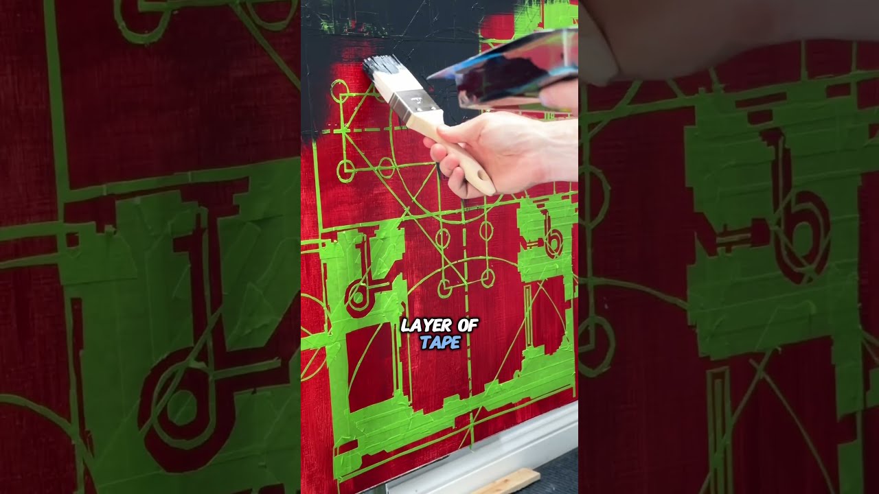 Use This Masking Tape Hack For Your Next Piece Of Artwork Clean Edges Always 