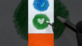 3d heart drop drawing🤔😱 #shorts #craft #art #drawing #crafts #satisfying