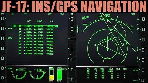 JF-17 Thunder: INS/GPS Waypoint Navigation & Manipulation Tutorial | DCS WORLD