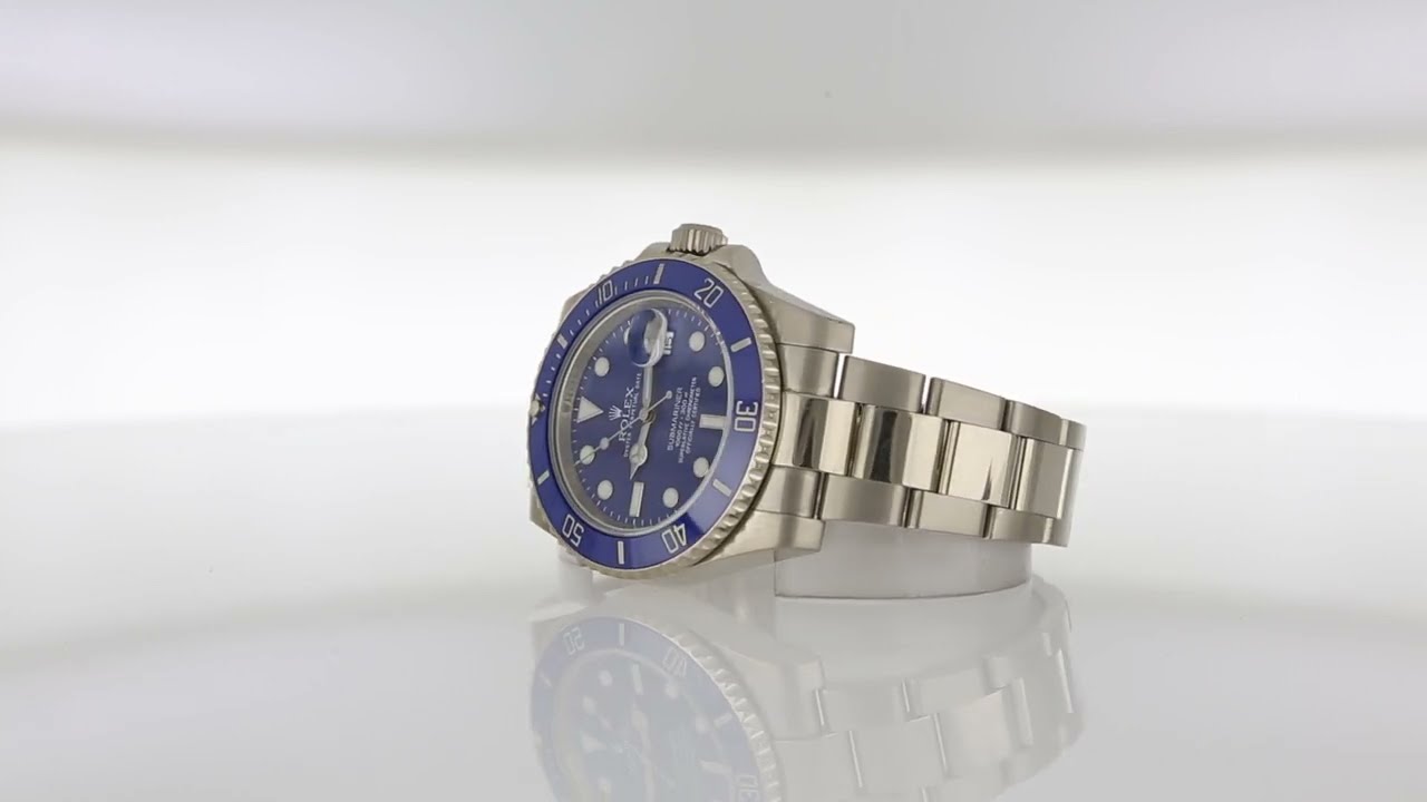 Rolex Submariner Ref. 116619LB - YouTube