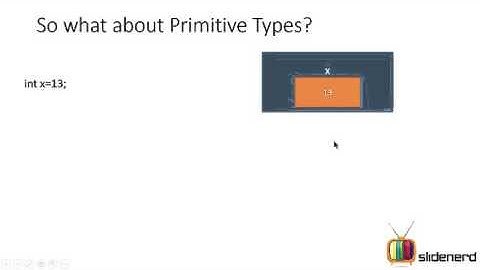 26 Java Reference Types vs  Primitive Types Part 1 Object Oriented Java HD 1080p