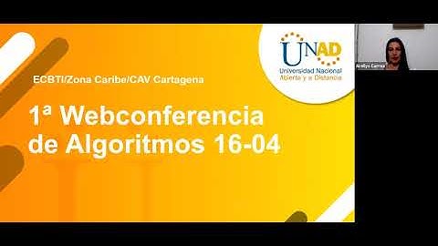 Primera webconferencia curso algoritmos  16-04