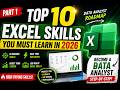 Top 10 Skills Every Data Analyst Must Learn in 2026 🚀 (Complete Roadmap)