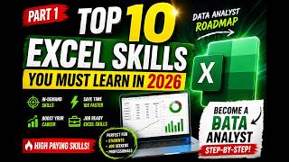 Top 10 Skills Every Data Analyst Must Learn in 2026 🚀 (Complete Roadmap)