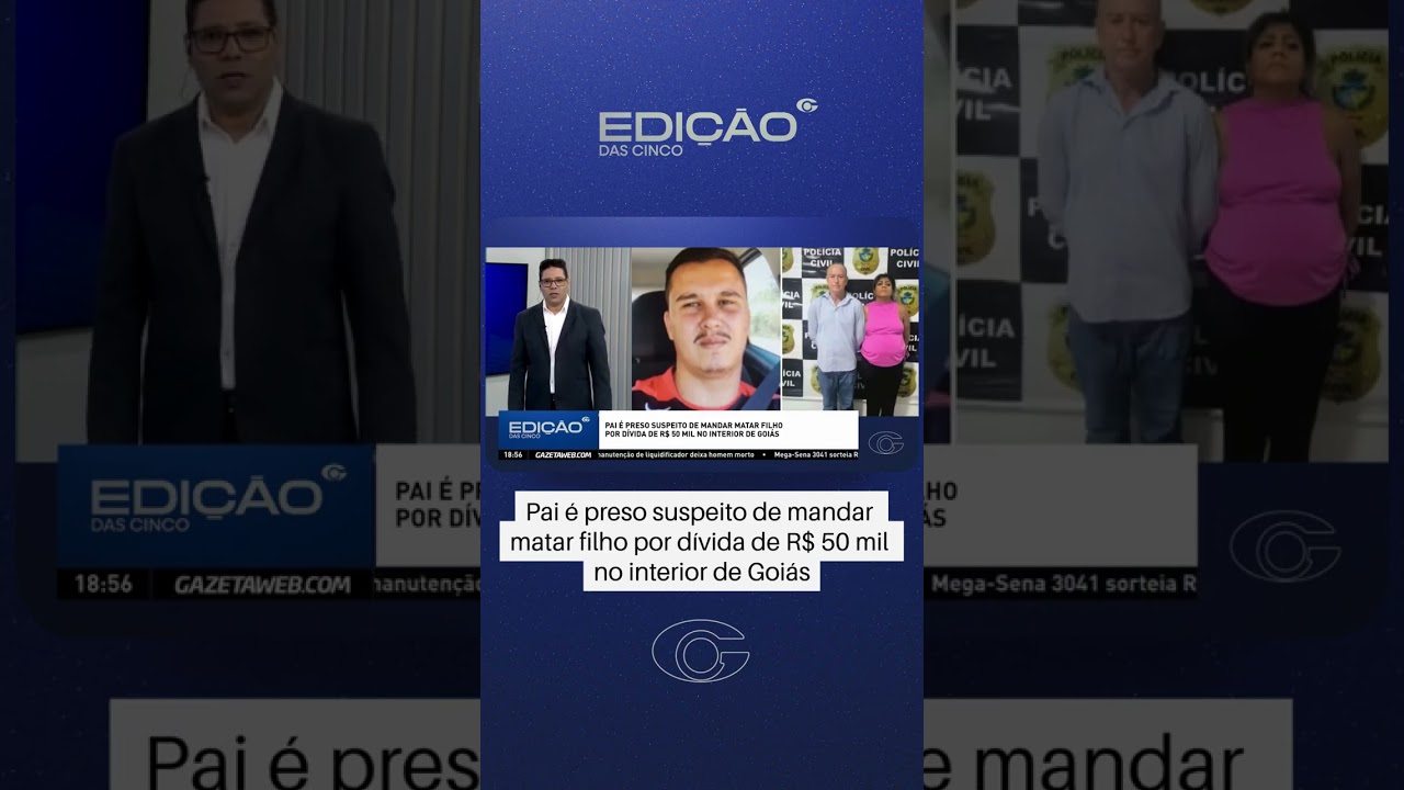 Pai é preso suspeito de mandar matar o próprio filho por dívida de R$ 50 mil