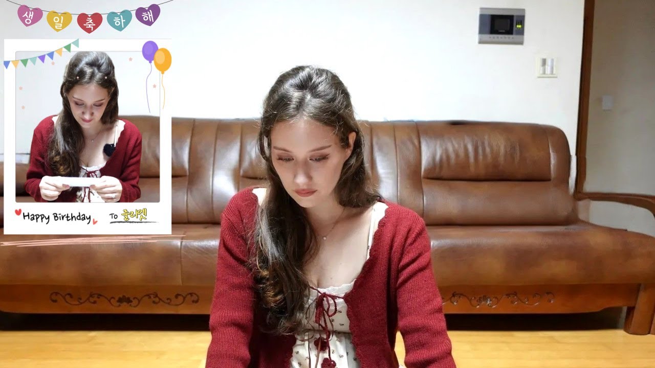 엄마가 되기 전 마지막 생일에 참았던 눈물이 터졌습니다..!