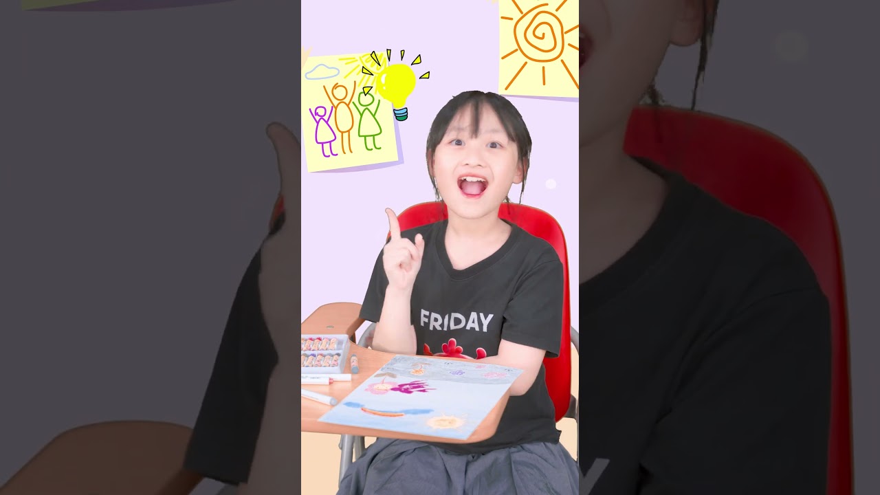Bé Sáng Tạo Với Bàn Tay Nghịch Ngợm 🎨 | DIY Handprint Painting for Kids #painting #kids #diycrafts