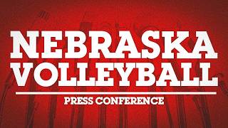 🎙️ Postgame Presser vs. Wisconsin | Nebraska Volleyball