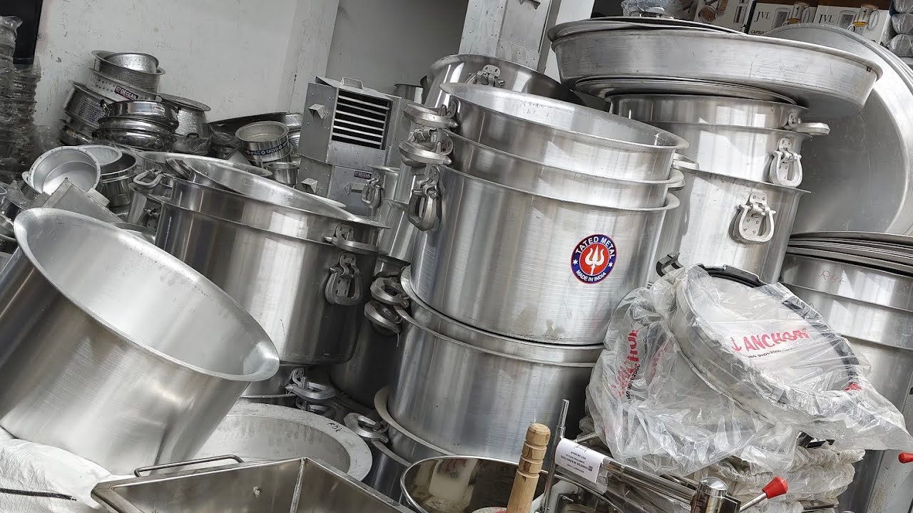 Wholesale steel shop in saroornagar / హొటల్ కి పెళ్ళి కి కావాల్సిన అన్ని వస్తువులు ఒకే దగ్గర