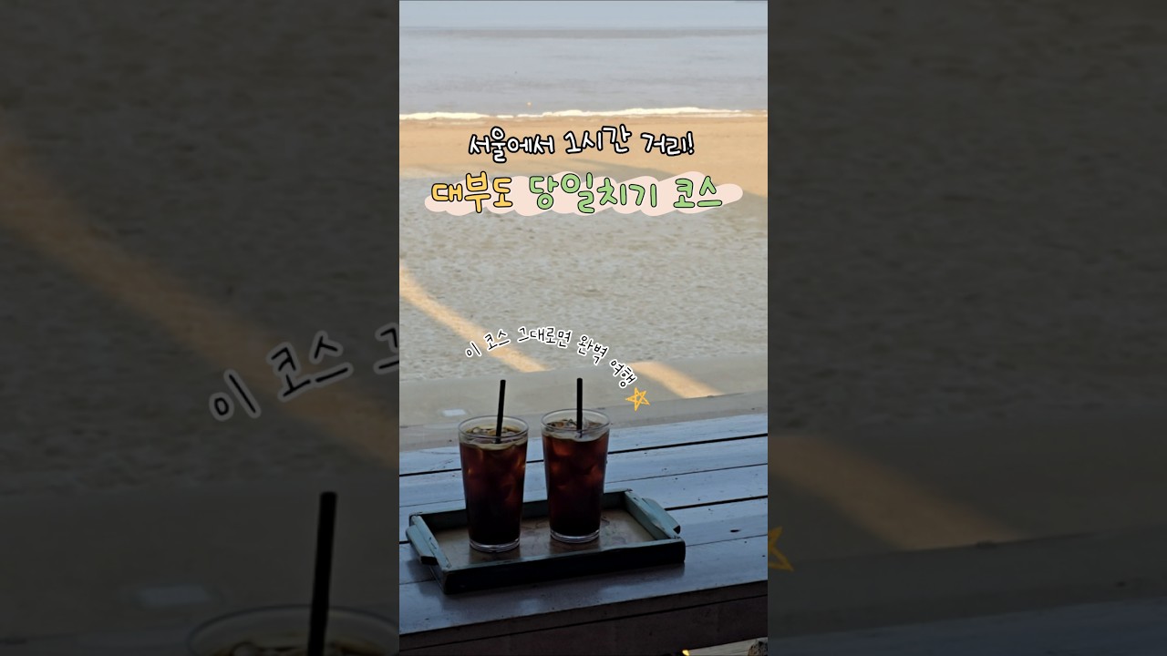 대부도 당일치기 완벽 코스✨️ #서울근교 #경기도가볼만한곳 #대부도