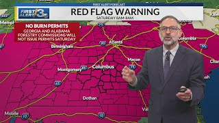 Warm Today, Fire Danger Saturday as Red Flag Conditions Develop-Bob Jeswald Weather Update 5PM 3/27/