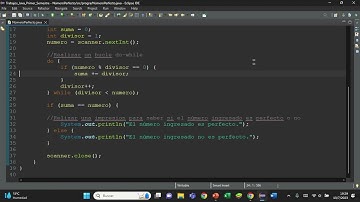 Java Deber 4 "Número Perfecto"