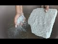 Extra Gritty pure cement Slabs Crumbling in water 💦| Satisfying Relaxing Asmr