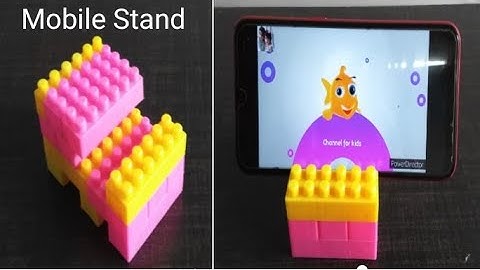 How To Make Mobile Stand With Blocks || Building blocks || Blocks toys || Mobile stand
