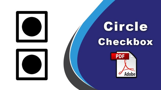 How to add a cross symbol check box in pdf (Prepare Form) using Adobe  Acrobat Pro DC 