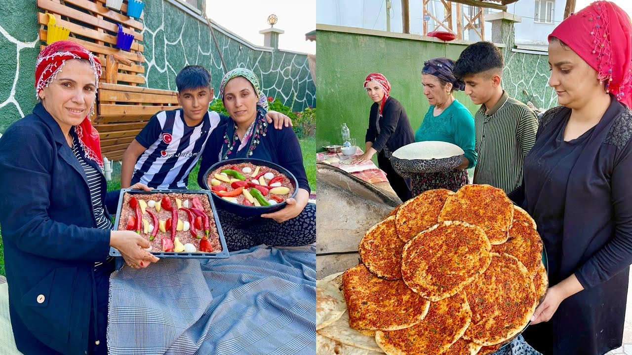 ABİM YENGEMİN SON GÜNÜ TATİL BİTTİ | TANDIR KUZU ETİ YEMEĞİ KÖY EKMEK YAPIMI | ANNEMİN KÖY EVİ