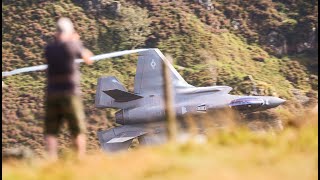 MACH LOOP AMERICAN F35S AND CANADIAN HORNETS HIGH SPEED LOW FLYING  - 4K